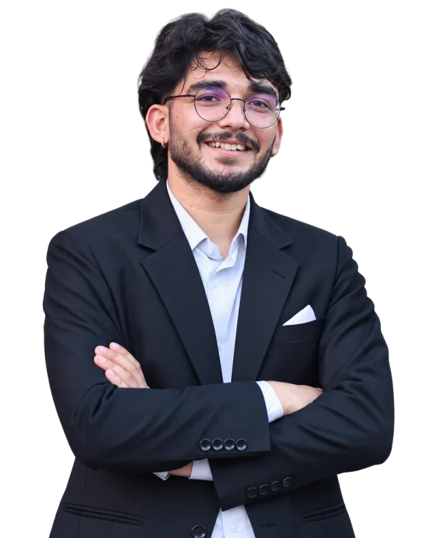 Dinesh Uprety smiling in a black suit, founder of LaraNepal