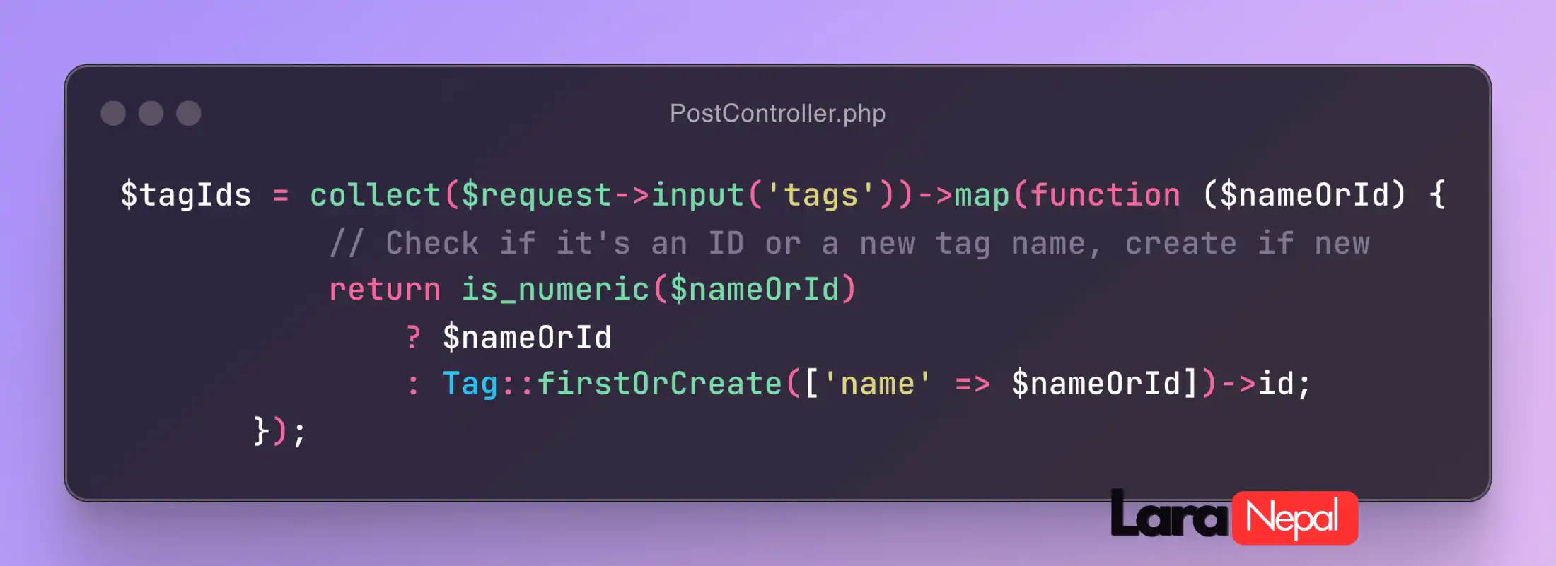 Implementing Dynamic Tagging in Laravel: Add Tags to Posts with Collections