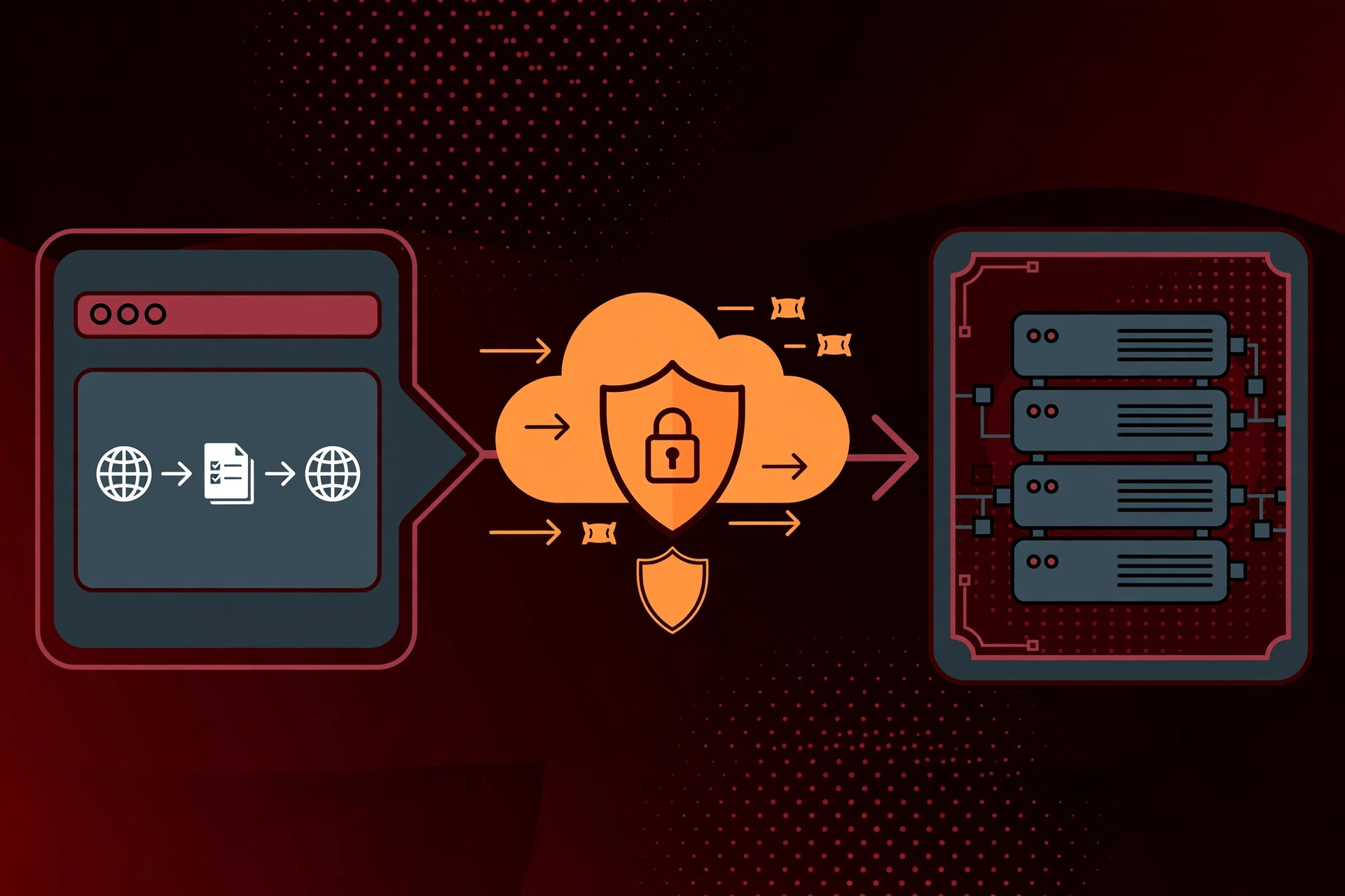 DNS records pointing a custom domain through Cloudflare's proxy to a Laravel server